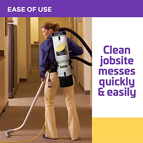 Proteam Commercial Backpack Vacuum Cleaner, Linevacer Ulpa Vacuum Backpack With High Filtration Tool Kit, 10 Quart, Corded #TOP4