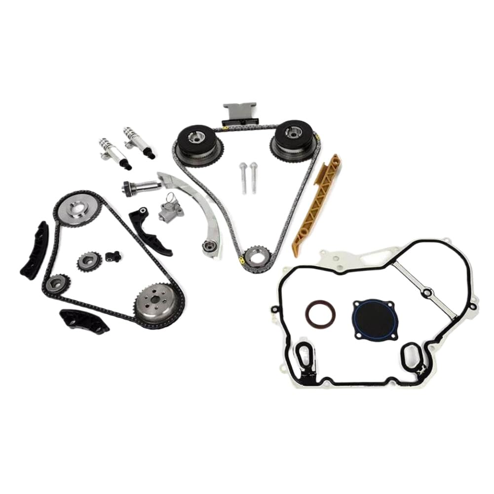 Kit catena di distribuzione del motore con guarnizione del coperchio dell'ingranaggio dell'attuatore VCT per gas 2.2L 2.4L L4 compatibile con 12608580
