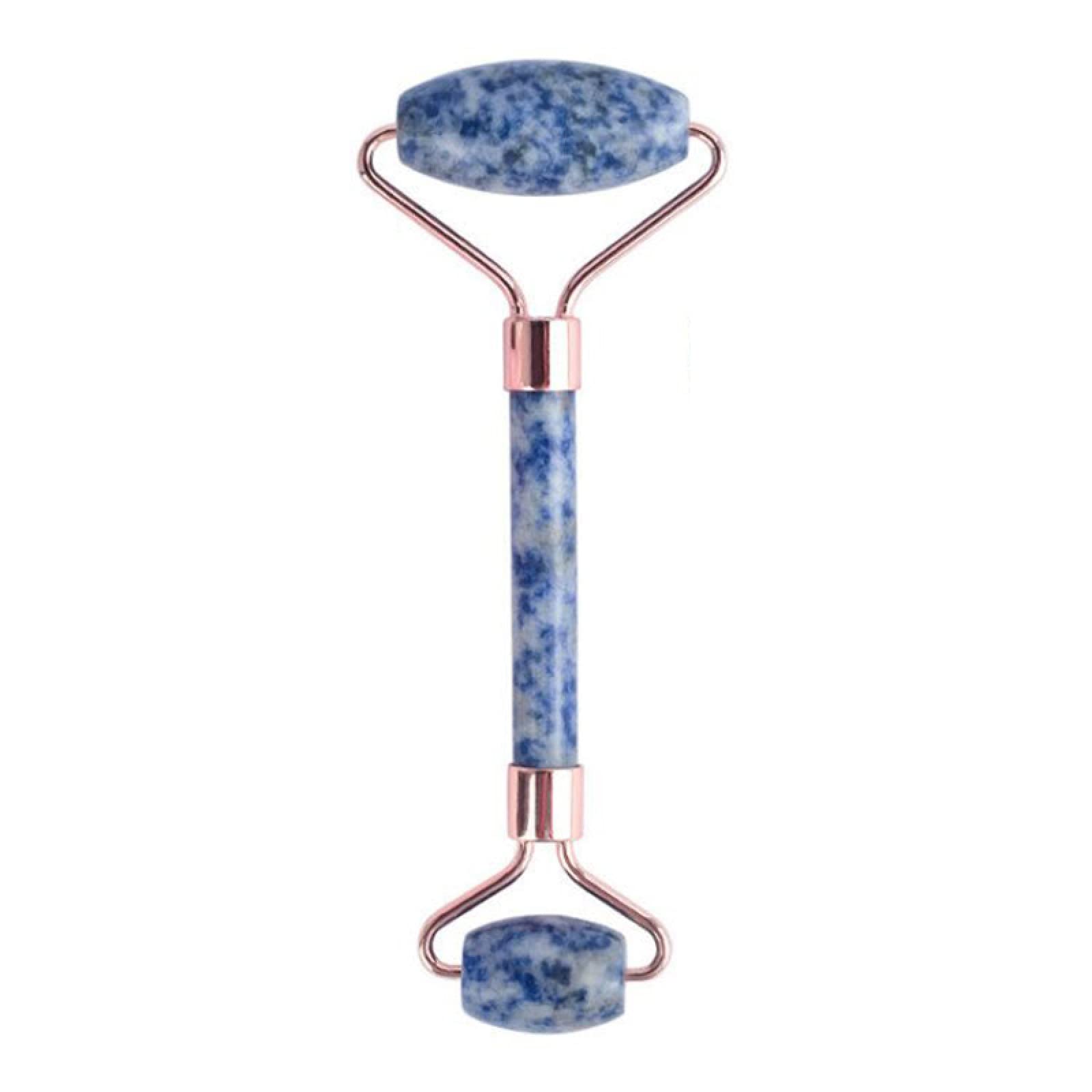 Grattoir à Gouache, rouleau de Massage en Jade, pierre de cristal naturel, ensemble de beauté Guasha, 1 rouleau décoration d'intérieur(Color:1 Roller)