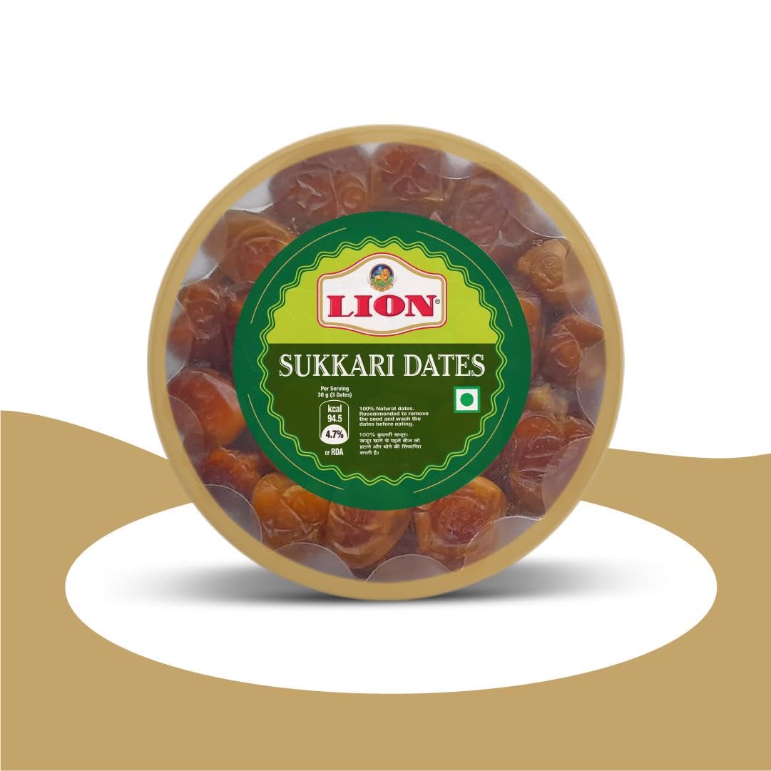 Lion dates Premium Sukkari Dates - Sweet, Soft & Moist, 100% Natural, No Added Sugar, High in Fiber & Nutrients, Perfect for Snacking, Baking, and Energy Boost, Fresh & Quality Assured (500 gm)-image-24