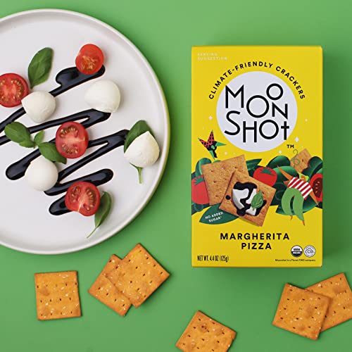 Moonshot Climate-Friendly, Regeneratively Grown, Vegan, Organic Crackers | Variety-6 Pack #TOP5