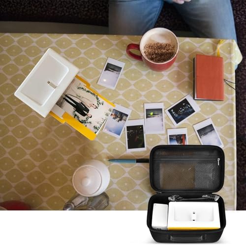 Case Compatible with Kodak Dock Plus for Liene M100 for Kodak Dock Premium Wi-Fi 4x6” Instant Photo Printer. Bluetooth Photo Printing Holder for Adapter, Cartridge, Paper, Power Cord (Box Only) -Black by ALLPRIMO - Image 6