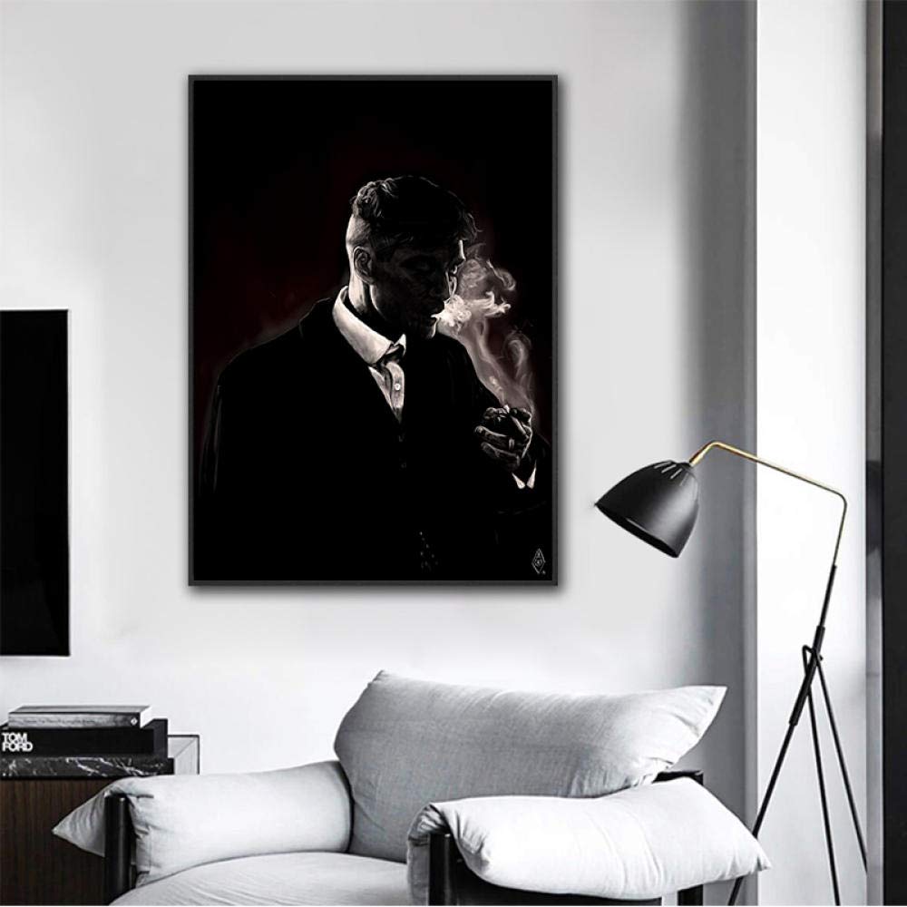 Art mural en peinture sur toile WLLLO fini premium sans cadre