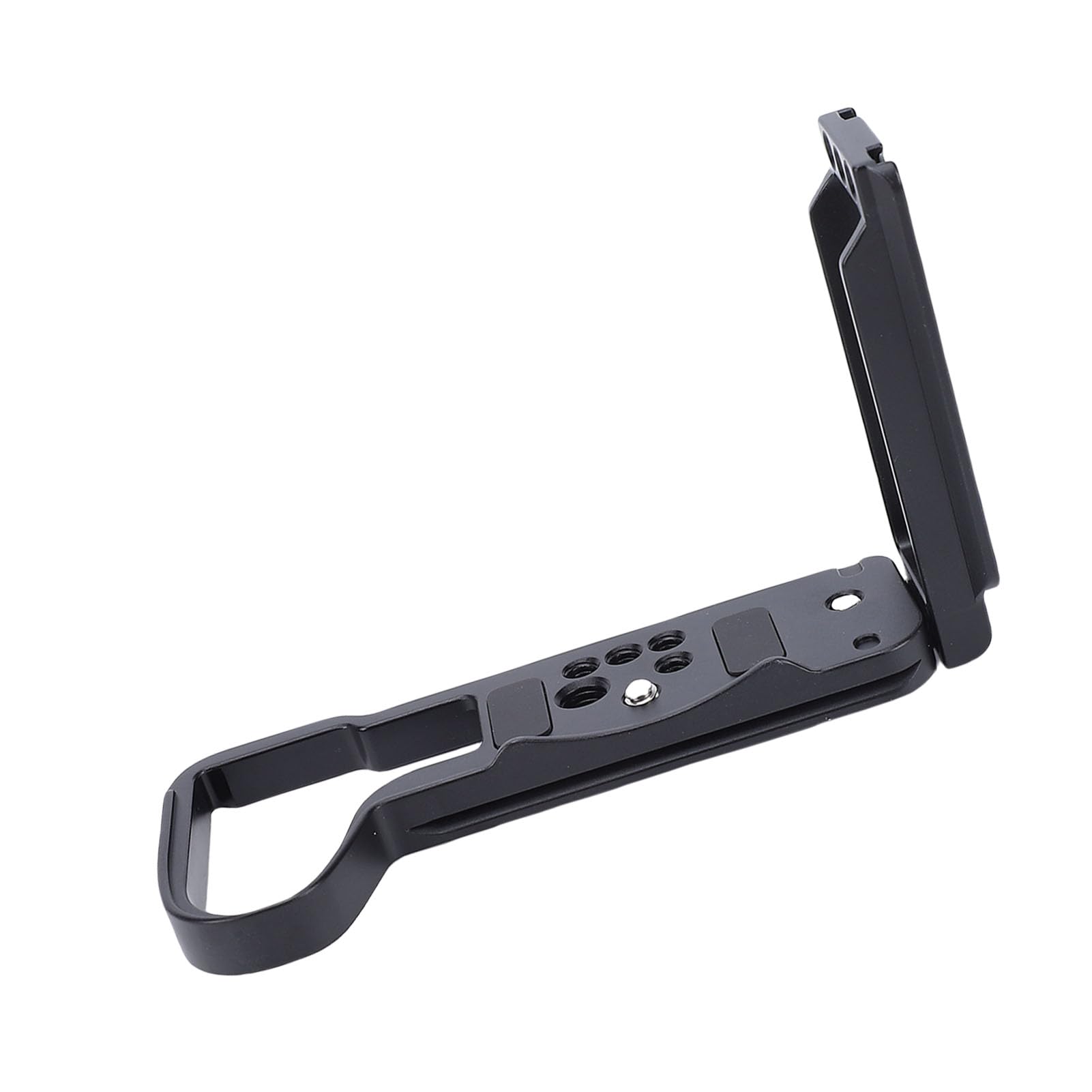 Staffa a L con Sblocco Rapido per S5II, Supporto Macchina (BLACK) | Materiale in lega di alluminio, compatibilità universale, aperture precise