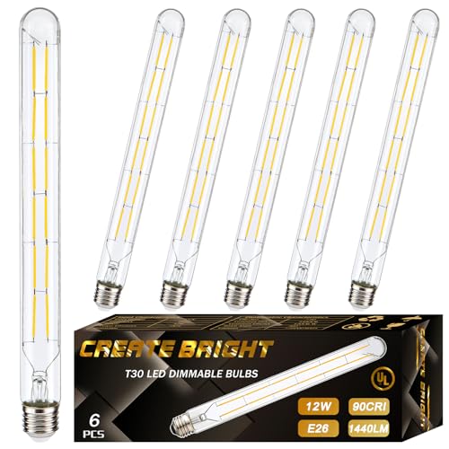 CREATE BRIGHT T30 Dimmable Tubular Led Bulbs...