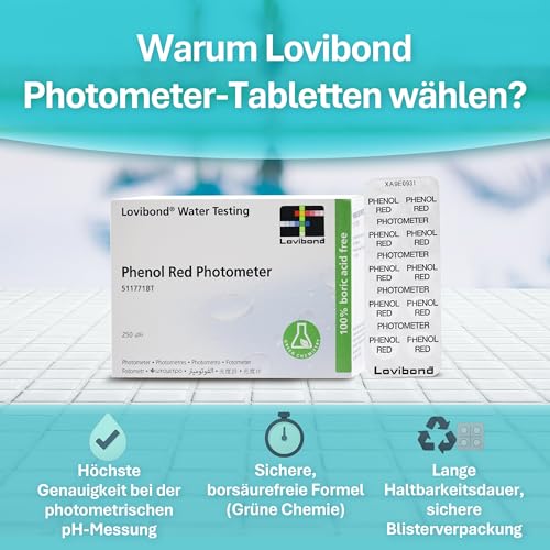 250 Photometer - Phenol Red Testtabletten von Lovibond