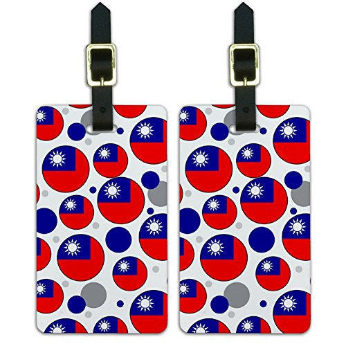 Graphics & More Taiwan National Flag Carry-On Luggage