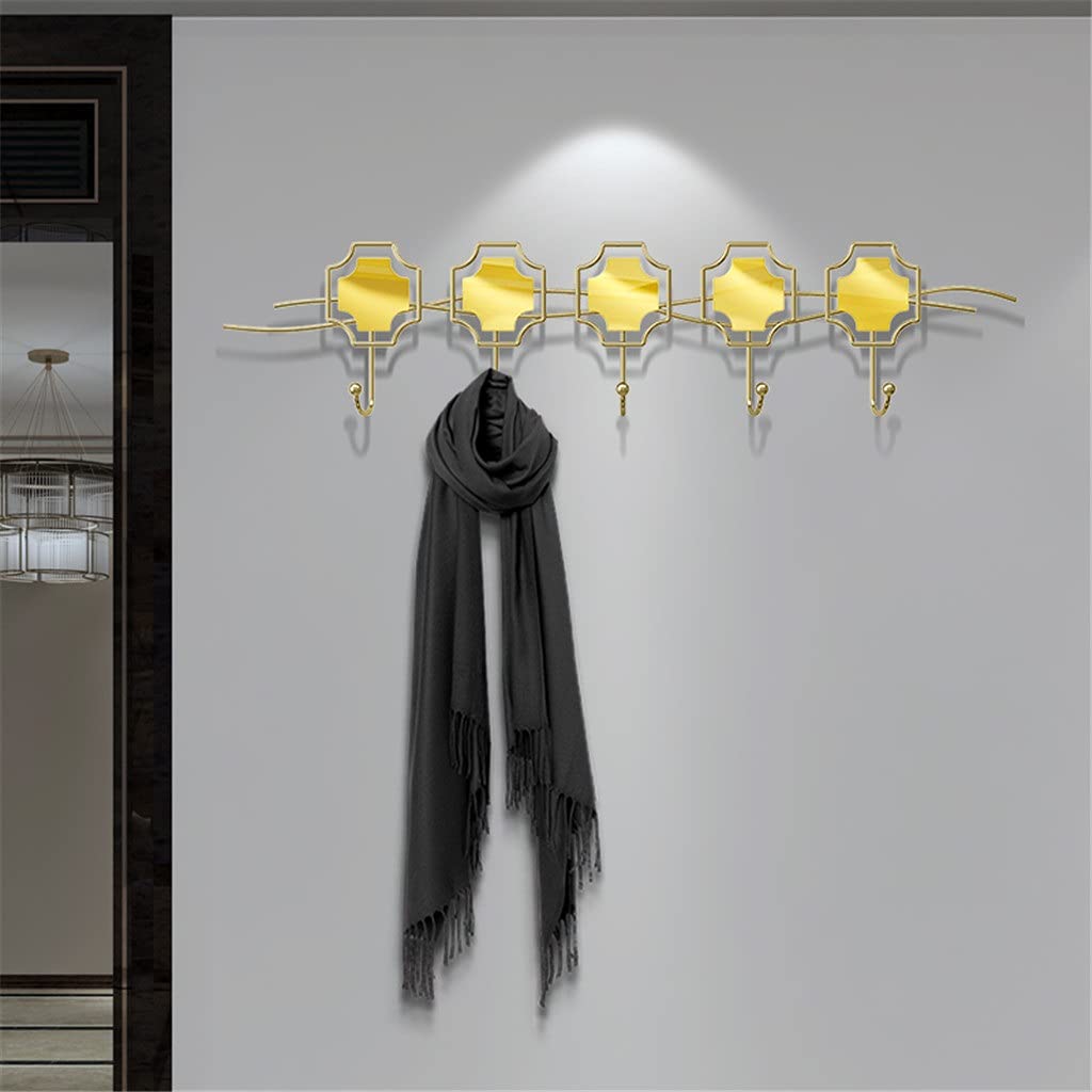 Percha de abrigos con gancho nórdico para paraguas, ganchos de pared montable para abrigo, sombrero, decoración, organización de puerta de pared, unisex