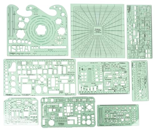 Printtoo Interior Architecture Planning Stencil Collection, House Floor Plan Furniture