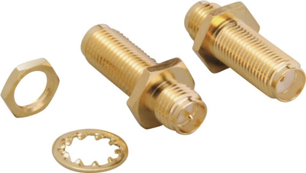 Adaptador SMA Hembra a Hembra TRU Components con Conexión Reversible Estable 2