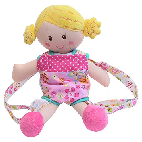 Baby Whitney Patchwork Pink Doll Front Carrier With Straps #TOP1