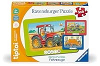 Ravensburger tiptoi Puzzle 00227-3 erste Puzzles: Fahrzeuge, niedliche Rahmenpuzzles für Kinder ab 2 Jahren