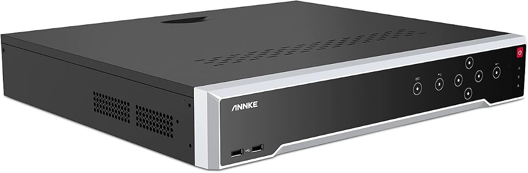 ANNKE 32 Channel 12MP PoE Network Video Recorder for PoE Security Camera, H.265+ NVR w/ 16 Ports PoE Recording, 1CH AI Face Detection, Supports up to 4X 10TB Hard Drive Not Included