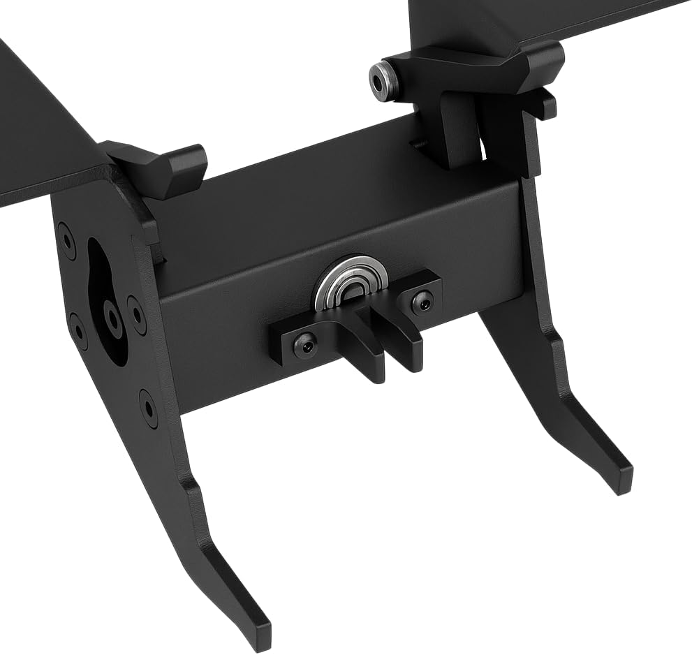 EYPINS Front License Plate Holder for Tesla Model Y Juniper Refresh 2025 2026 Accessories - No Drill/Adhesive Aluminum Alloy License Plate Frame, Anti-Theft, No Loosing, Black