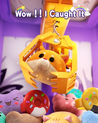 Jovow Claw Machine for Kids, Mini Vending Machine with Game Coins & Music, Prize Dispenser Toys for Girls and Boys, Electronic Claw Game Machine for Party Birthdays, Includes 30 Mini Toys - Thumbnail 6