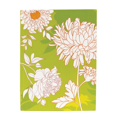 Journal personnel relié pivoines pour vos notes de voyage créatives