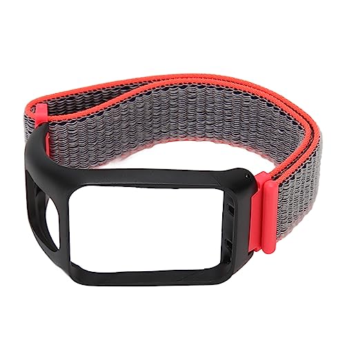 Correa de Reloj, Repuesto Lavable 2 en 1 de Correa de Reloj Deportivo para el Hogar (Azul rojo)