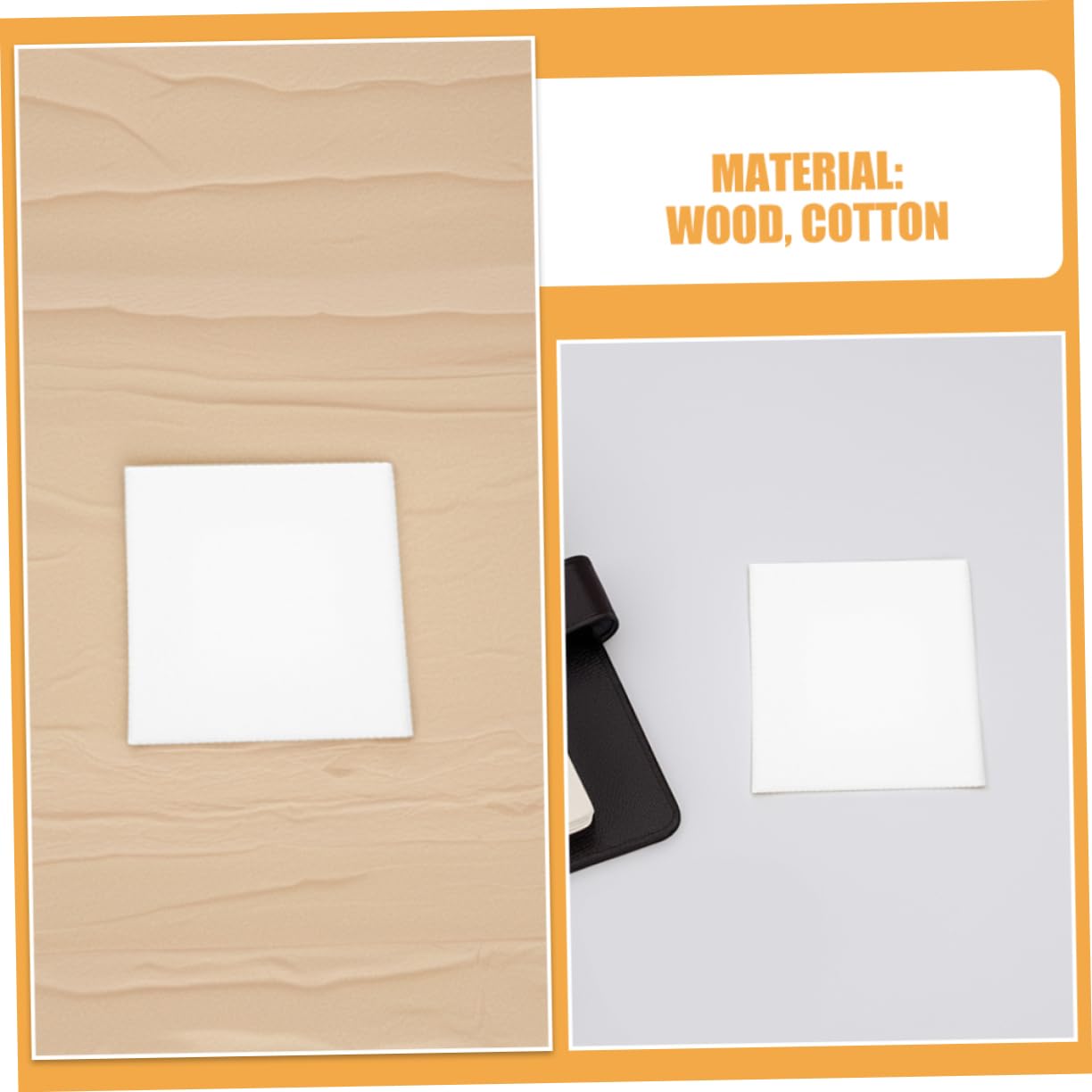 SEWACC 24 Stück Teiliges Mini Kleine Baumwoll Leinwände Leichte Tragbare Malplatten für DIY Kunstprojekte Wiederverwendbar für Zuhause und Reisen