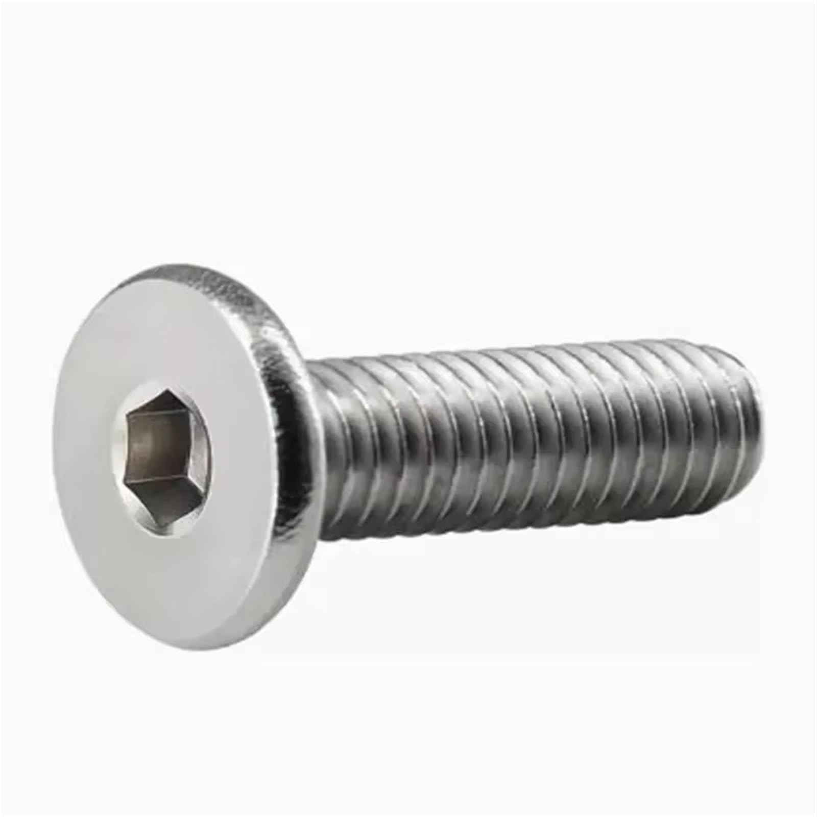 Innensechskantschrauben Für M6 Schwarze Edelstahl-Inbusschraube Mit Dünnem Innensechskant Und Dünne Flache Wafer-Schraube(45mm)