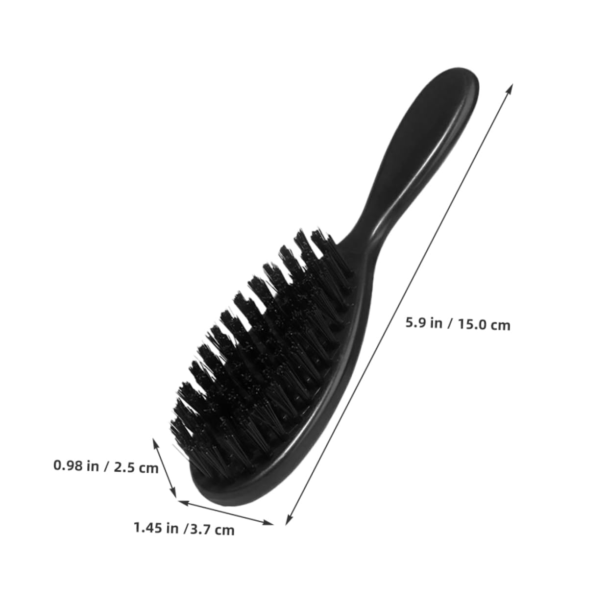 Baluue Retro Oil Head Brush Beard Shaper Comb for Curly Hair Comb Barber Tools for Men