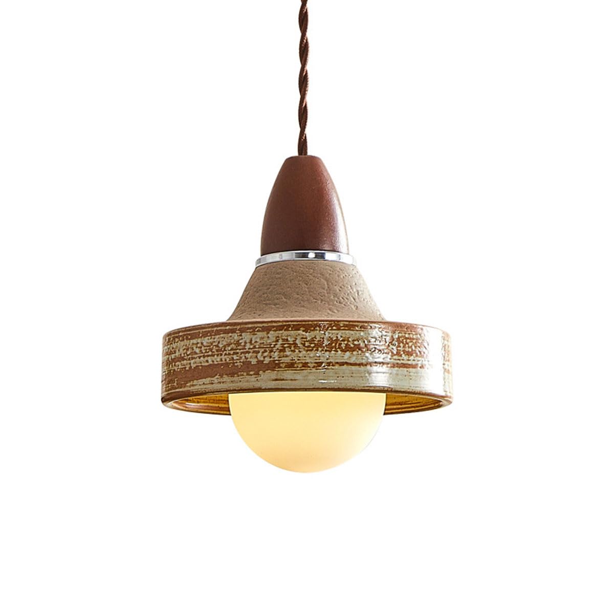 Plafonnier moderne en bois pour remplacer un éclairage terne et froid