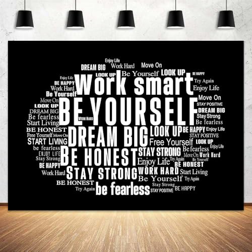 7X5ft Inspirational Quotes Backdrop Motivational...