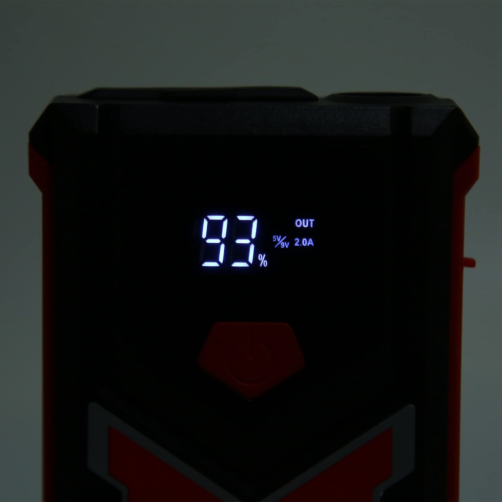 Arrancador De Batería De Coche, 3000A Jump Box, 59800mah Arrancador De Puente De Coche Paquete De Batería De Arranque De Coche Portátil Con Pantalla LCD Brújula Luz LED, Luces De Carga Rápida