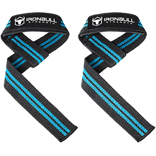 リフティングストラップ – パッド入り手首サポートラップ – パワーリフティング ボディビルディング ジムワークアウト 筋力トレーニング デッドリフト&フィットネスワークアウト用
