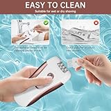 Epilator for Women - 4 in 1Face Epilator for Women with LED Light - Smooth Glide Facial Hair Remover for Face/Chin/Body/Bikini Area/Legs/Arm Portable Hair Shaver Trimmer Removal - Electric Foot File - Image 5