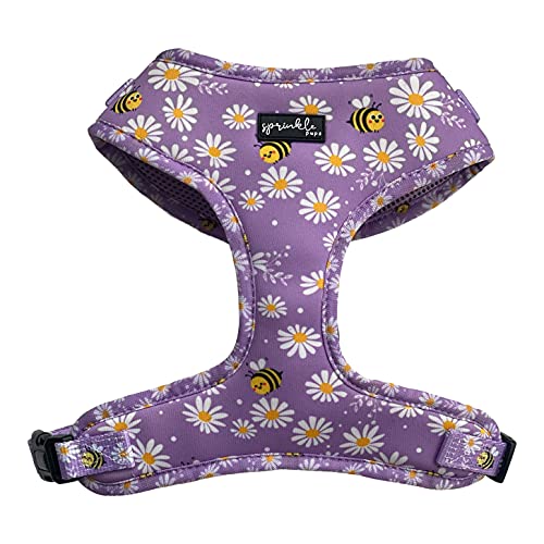 Sprinkle Pups Dog Adjustable Harness (Bee My Honey, Large)