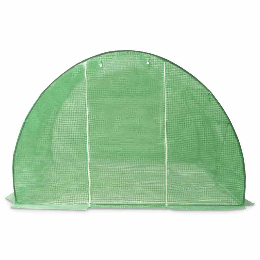 Szklarnia 9 m² z ocynkowaną ramą stalową i 140 g/m² siatką PE 300 x 300 x 200 cm z wentylacją, drzwi, idealna do warzyw, roślin, ziół i pomidorów
