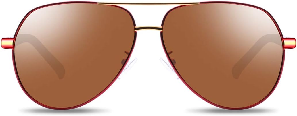 Barcur Polarized Aviator Sunglasses for Men Women Large Lens uv Protection
