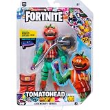 Fortnite Legendary Tomatohead - 6-inch Articulated Figure with Harvesting Tool, Back Bling, and Code for Bonus Virtual Item