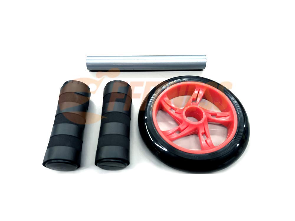 Koło brzuszne AB Roller | Antypoślizgowe koło do brzucha, ramion, ramion i pleców. Wzmocnij się podczas treningu w domu | Fitness Trainer Home ABS Workout