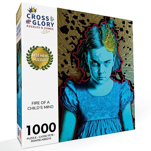Fire of a Child's Mind - Premium Quality 1000-Piece Jigsaw Puzzle, Gold
