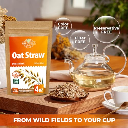 Image of 4 oz. Oatstraw Tea Oat Straw Herb Tea (Avena Sativa L.) - 113g Oat Straw Herb Hierba De Paja De Avena