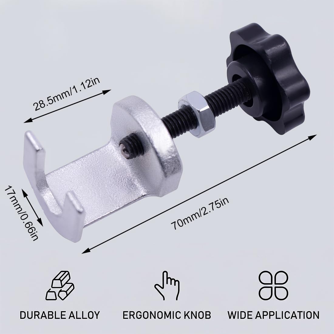 GXGM Estrattore Braccio Tergicristallo Auto, Wiper Arm Puller, Attrezzo OffiCina per Smontaggio Tergi, Manutenzione Parabrezza, Tool Fai da Te Auto, Kit Meccanico e Ricambi Auto