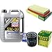 Produktbild QR-PARTS 69359977 Filter Set Inspektionspaket 5 Liter Motoröl Special Tec F 5W-30 MANN-FILTER Luftfilter Ölfilter