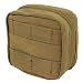 Condor Elite MA77-498 4 X 4 Utility Pouch Coyote Brown