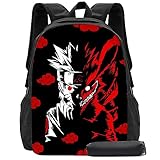 Aootevbm Teens Backpack 16' Anime Travel Bags Bookbag 3D Printed Laptop with Pencil Case for Youth-10