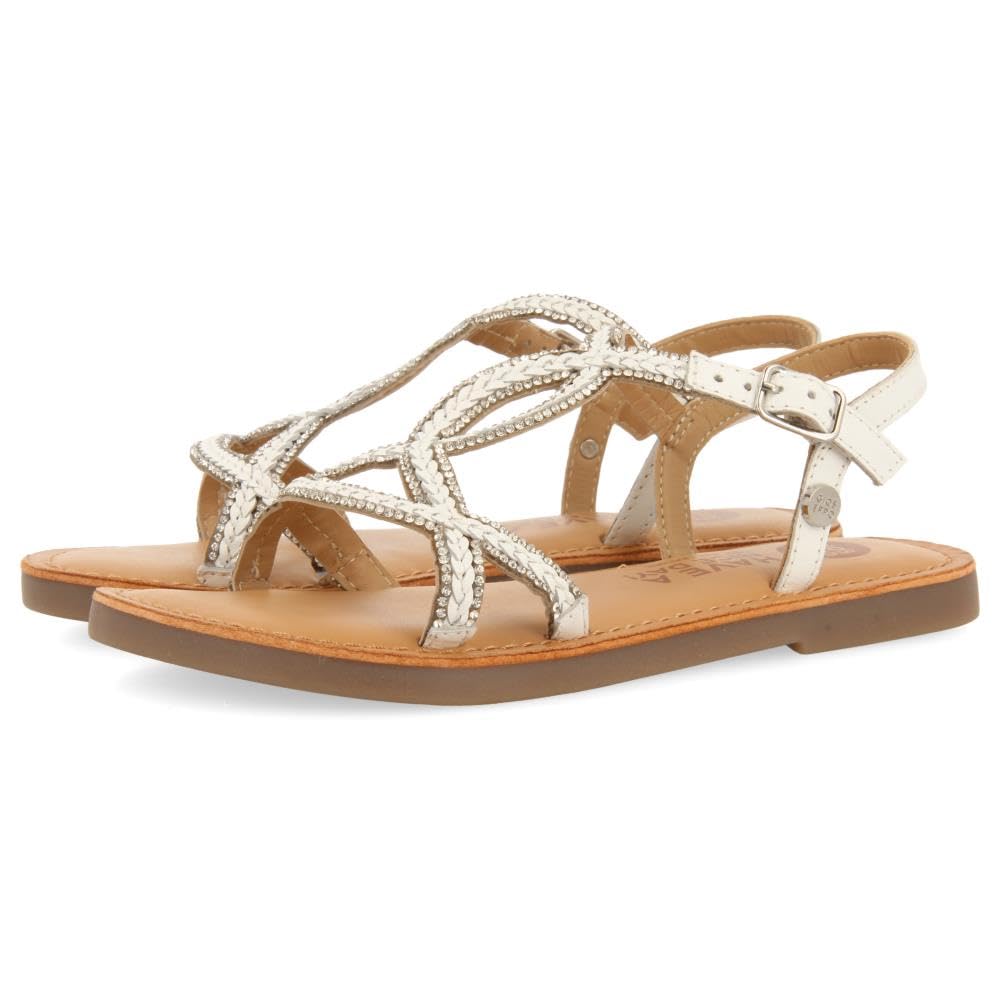 GIOSEPPO Girls Aucilla Sandals, White, 13 UK Child
