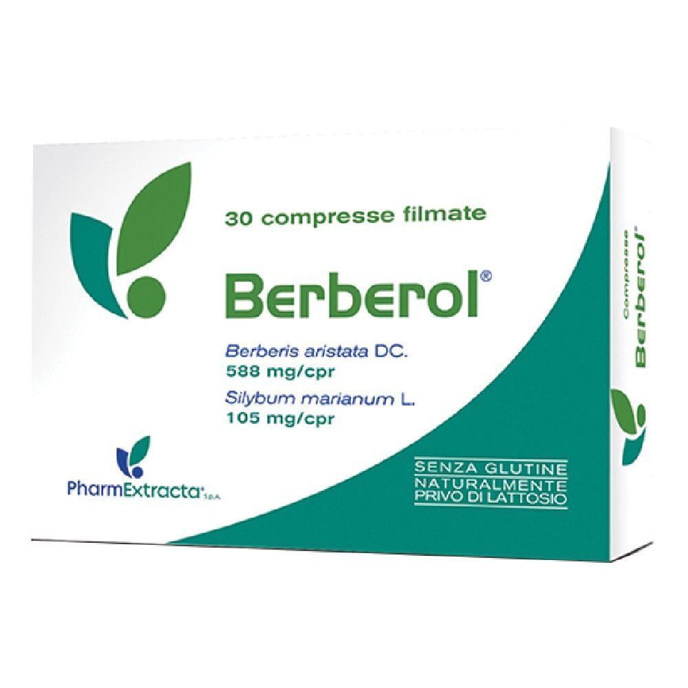 Berberol integratore a base di berberina e silimarina 30 compresse