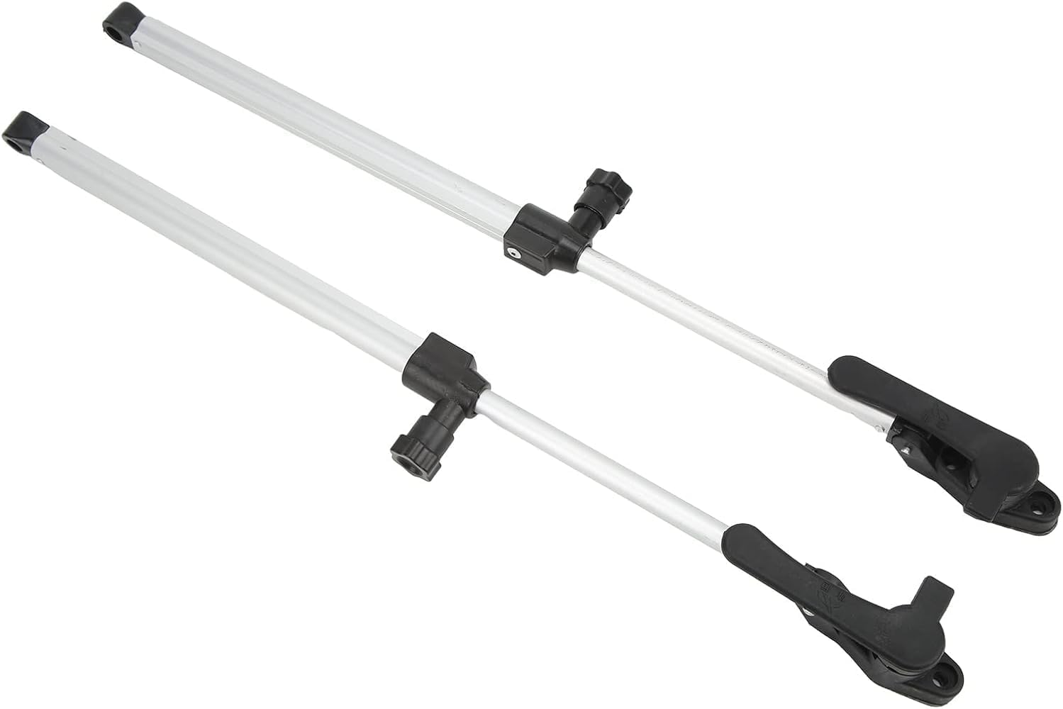 Asta di Supporto per Finestra , 2 Pezzi, Lega di Alluminio Telescopica, 310-435 mm, Leggera, Alta Tenacità, per Rimorchio