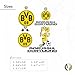 Desert Cactus Borussia Dortmund FC Sticker Decal Vinyl BVB German Germany Die Schwarzgelben Soccer Laptop Water Bottle Car Scrapbook (Type 2-3)