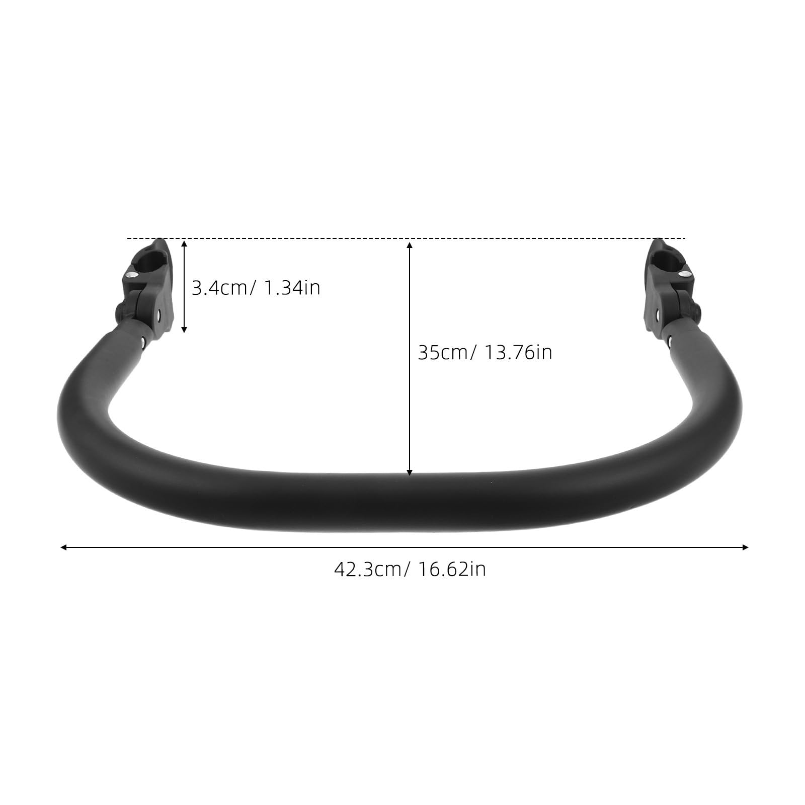 Beaupretty Barra Protectora para Cochecito de Niña Barra de Seguridad para Manillar con Diseño Resistente y Fácil Instalación para Cochecitos Individuales