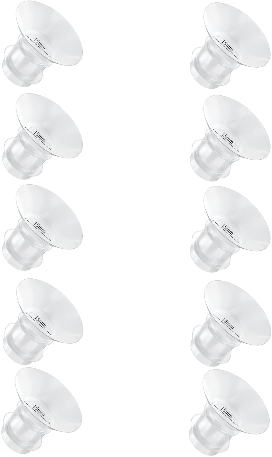 GOCROWEEN 15mm Flange Inserts for 24mm Shields | Reduce Nipple Tunnel to 15mm - main product image