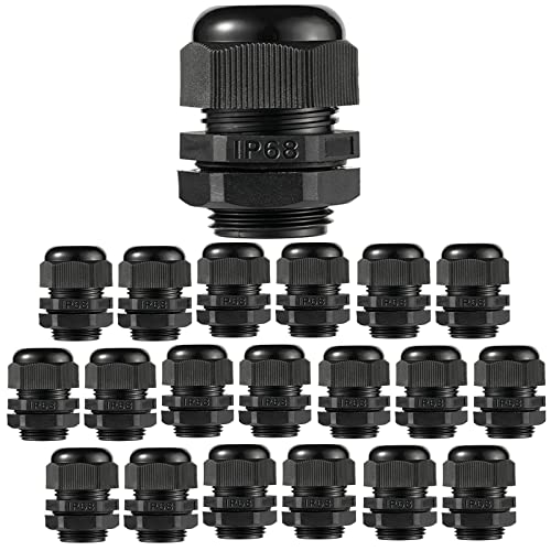 Presse-étoupe NPT 1" étanche IP68 en nylon noir haute résistance PENGLIN x20