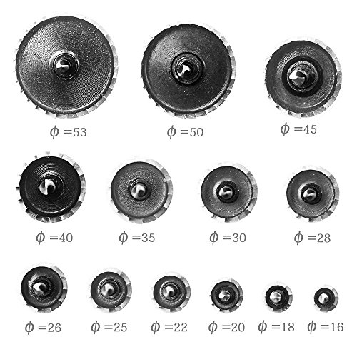 Hss Hole Saw Kits For Metal, Rocaris 13 Pcs High-Speed Steel Hole Saw Cutting Kit Drill Bits Opener Cutter Tool For Stainless Steel,Copper, Iron 16~53Mm #TOP4