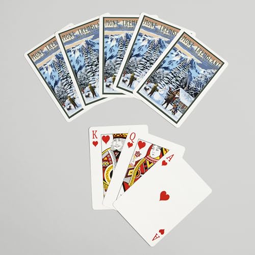 Baraja de 52 cartas tamaño póker Mont Tremblant Canadá miniatura 7
