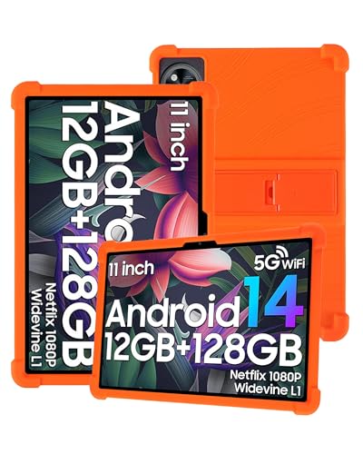 Custodia protettiva per tablet DOOGEE U11 2025 da 11 Android 15 custodia antiurto sottile e resistente impermeabile antigraffio arancione silicone